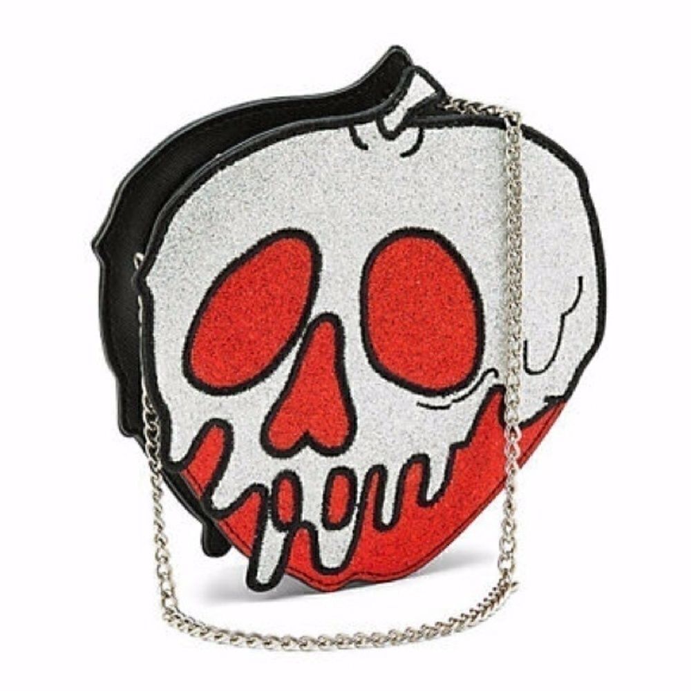 DANIELLE NICOLE SNOW WHITE ONE BITE POISON APPLE CROSSBODY BAG NWT